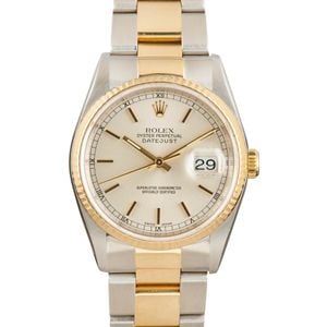 Rolex Datejust 16233 Steel & Gold