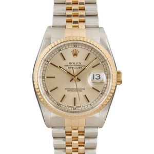 Rolex Datejust 16233 Steel & Gold