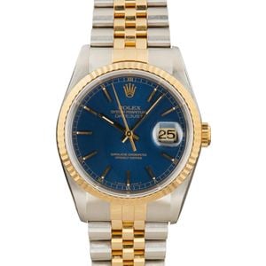 Rolex Datejust 16233 Blue Dial