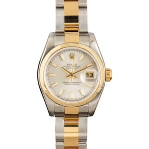 Rolex Ladies Two Tone Datejust 179163