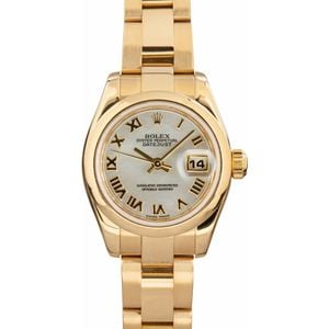 Pre-owned Rolex Ladies Datejust Pearl Dial