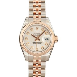 Ladies Rolex Datejust 179171 Steel & Everose Gold