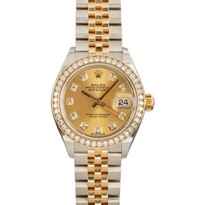 Ladies Rolex Datejust 279383 Stainless Steel & 18k Yellow Gold