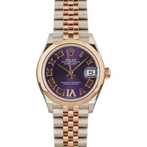 Womens Rolex Datejust 278241 Aubergine Dial