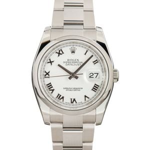 Rolex Datejust 116200 White Dial