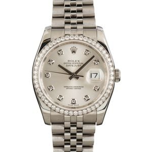 Rolex Datejust 116244 Diamond Bezel