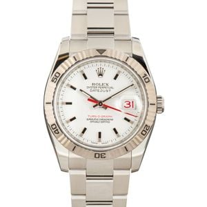 Rolex Datejust 116264 White Dial Thunderbird