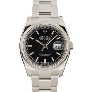 Rolex Datejust ref 126200 Black Dial