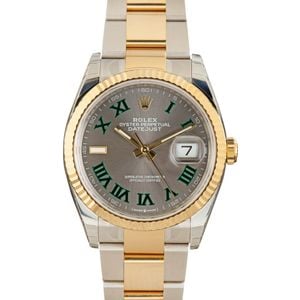 Pre-owned Rolex Datejust 126233 Wimbledon Dial