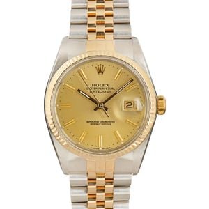 Datejust Rolex 16013 Champagne Dial