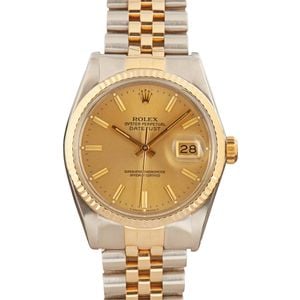 Datejust Rolex 16013 Champagne Dial