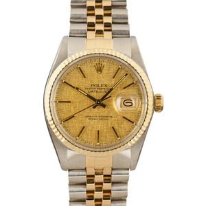 Rolex Datejust 16013 Champagne Dial