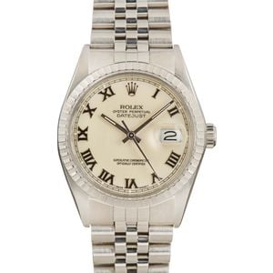 Rolex Datejust 16030 Ivory Dial