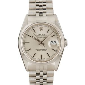 Rolex Datejust 16200 Silver Dial