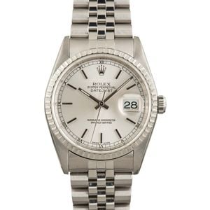 Rolex Datejust 16220 Silver Dial