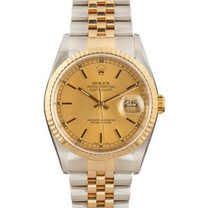 Rolex Datejust 16233 Champagne Dial