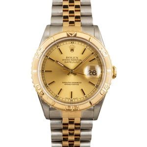 Pre-Owned Rolex Datejust 16263 Champagne Dial