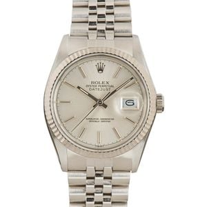 Rolex Datejust 16014 Silver Dial