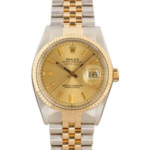 Rolex Datejust 16013 Two Tone Watch