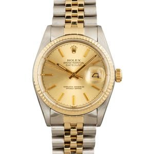 Pre-Owned Rolex Datejust 16013 Champagne Dial