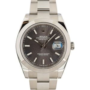 Rolex Datejust 41 Ref 126300 Slate Dial