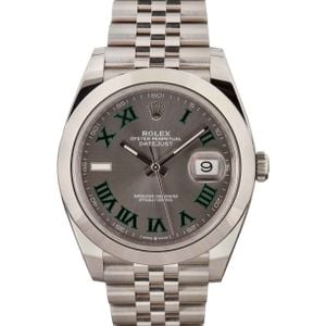 Rolex Datejust 41 126300 Wimbledon Dial