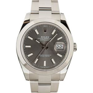 Pre-Owned Rolex Datejust 41 ref 126300 Steel Oyster