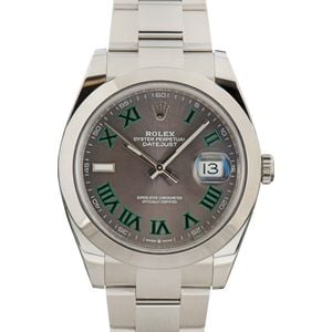 Rolex Datejust 126300 41 ref 126300 Wimbledon Dial