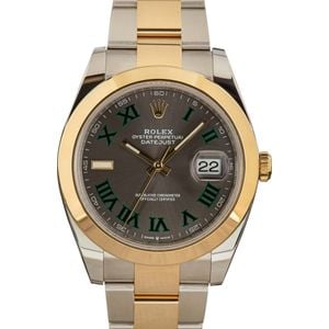 Rolex Datejust 41 Ref 126303 Wimbledon Dial