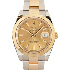 Rolex Datejust 41 Ref 126303 Two Tone Oyster