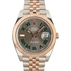 Rolex Datejust 41 Ref 126331 Slate Wimbledon Dial