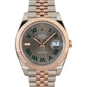 Rolex Datejust 41 Ref 126331 Slate Wimbledon Dial