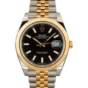 Rolex Datejust 41 Ref 126333 Black Dial