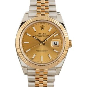 Used Rolex Datejust 126333 Champagne Index Dial