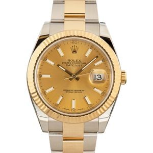 Used Rolex Datejust 126333 Champagne Index Dial