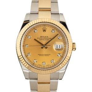 Pre-Owned Rolex Datejust 41 Ref 126333 Champagne Dial