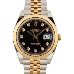 Rolex Datejust 41 ref 126333 Diamond Dial