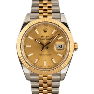 Used Rolex Datejust 126333 Champagne Index Dial