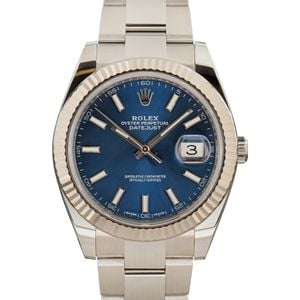 PreOwned Rolex Datejust 41 Ref 126334 Blue Dial