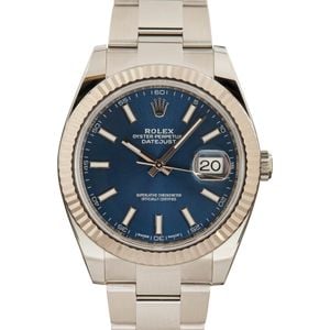 Rolex Datejust 41 Ref 126334 Blue Dial