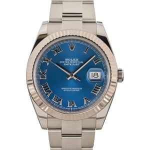 Pre-Owned Rolex Datejust 41 Ref 126334 Blue Dial