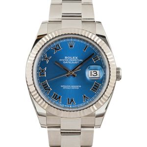 Rolex Datejust 41 126334 Blue Roman Dial