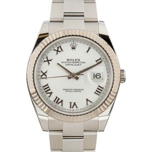 Rolex Datejust 41 126334 White Dial