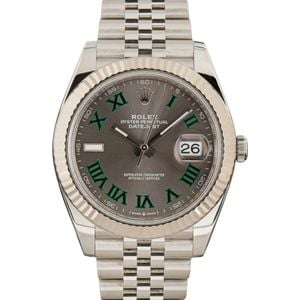 Rolex Datejust 41 126334 Wimbledon Dial