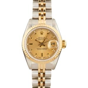 Women's Rolex Datejust 69173 Champagne