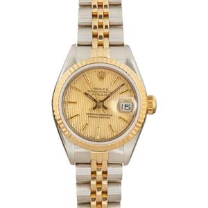 Pre-Owned Ladies Rolex Datejust 69173 Tapestry Dial