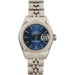 Ladies Rolex Datejust 69174 Blue