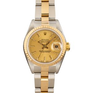 Used Rolex Datejust 79173 Champagne Dial