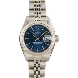 Ladies Rolex Datejust 79174 Blue Dial