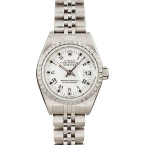 Ladies Rolex Datejust 79240 White Dial